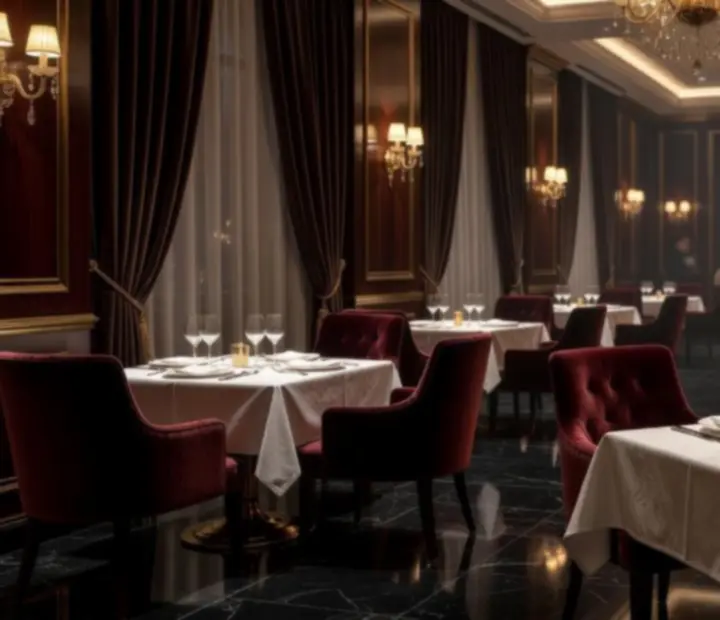 Elegantní večerní atmosféra v restauraci Praznoc s fine dining servisem